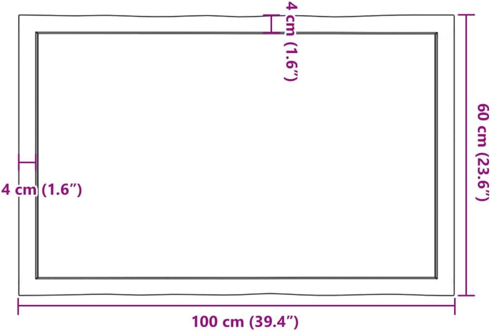vidaXL Tischplatte, Holzplatte für Tisch Esstisch Couchtisch, Massivholzplatte Handgefertigt mit Bau