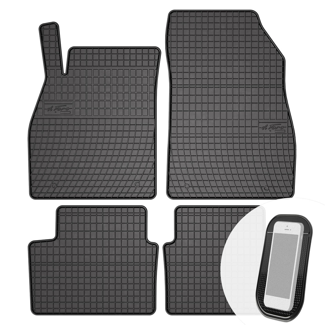 Gummimatten Auto Fussmatten Gummi Automatten Passgenau 4-teilig Set - passend für Opel Insignia A 20