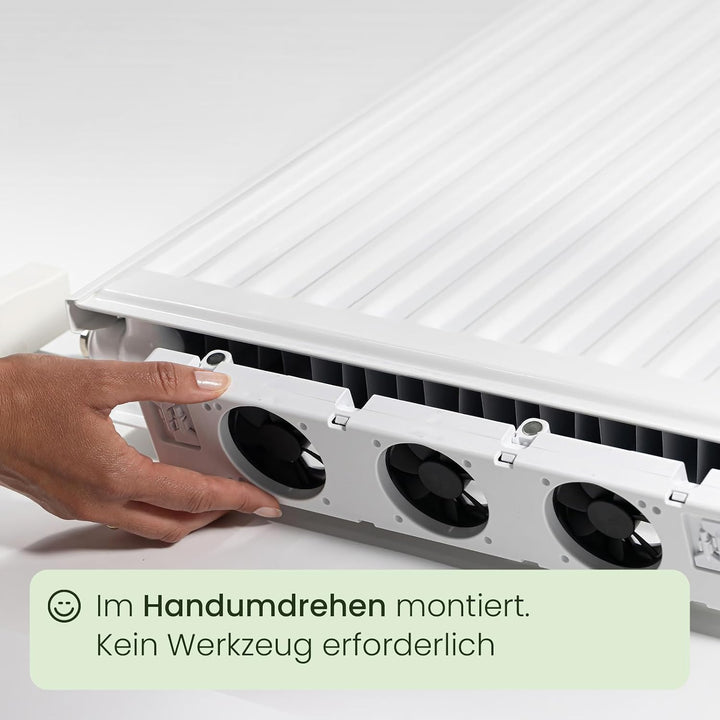 SpeedComfort Trio-pack Set 3-Stück: Smartes Heizgebläse für Heizungen - Langlebiger Heizverstärker f