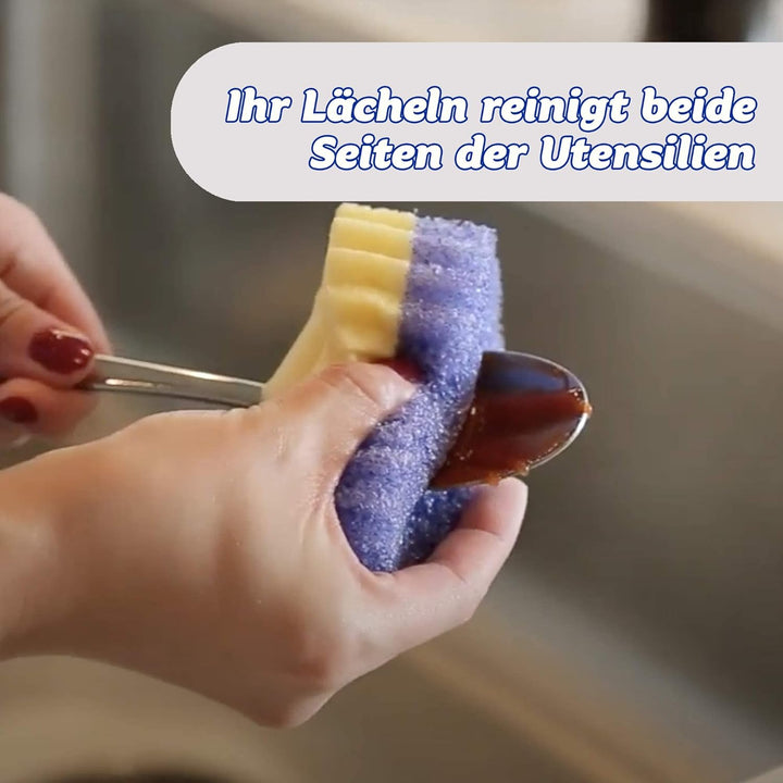 Scrub Daddy Scrub Mommy Putzschwamm, Topfreiniger Küchenschwämme, Putzmittel mit Texturveränderung,