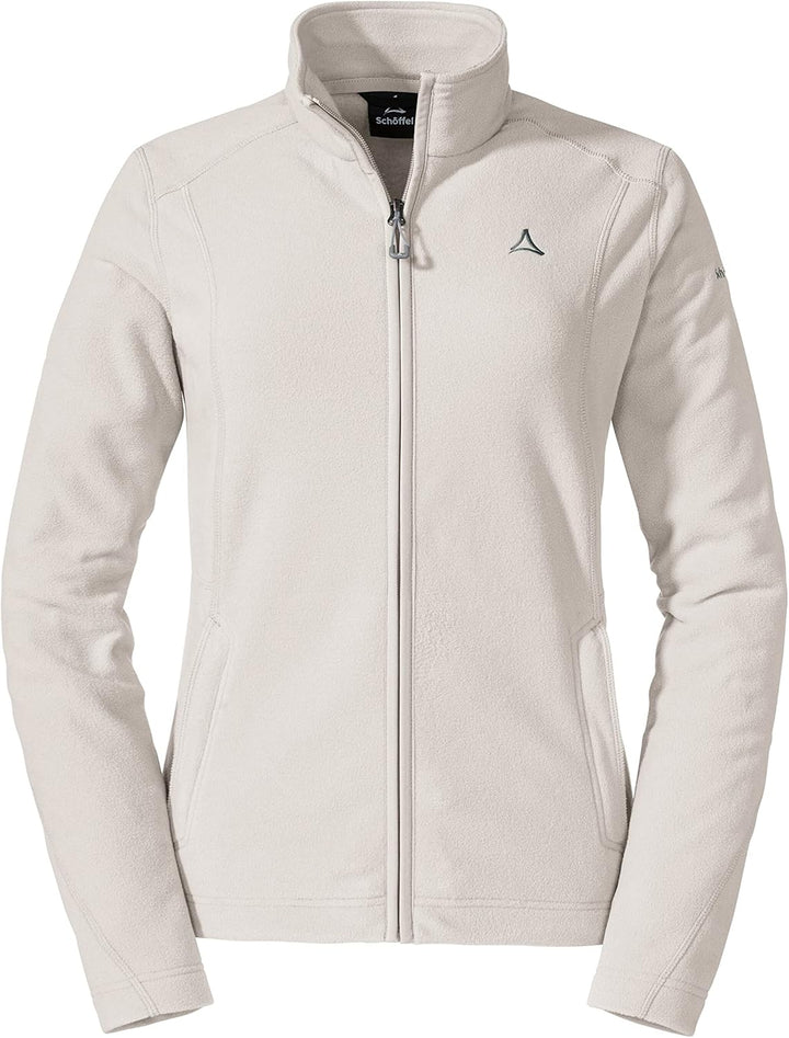 Schöffel Damen Fleece Jacket Leona3 whisper white 48, whisper white 48