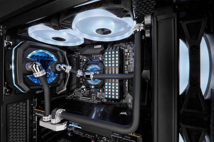 Corsair Hydro X Series, XT Hardline-Rohr, Satinschwarz, 12mm 12mm Satin Schwarz, 12mm Satin Schwarz