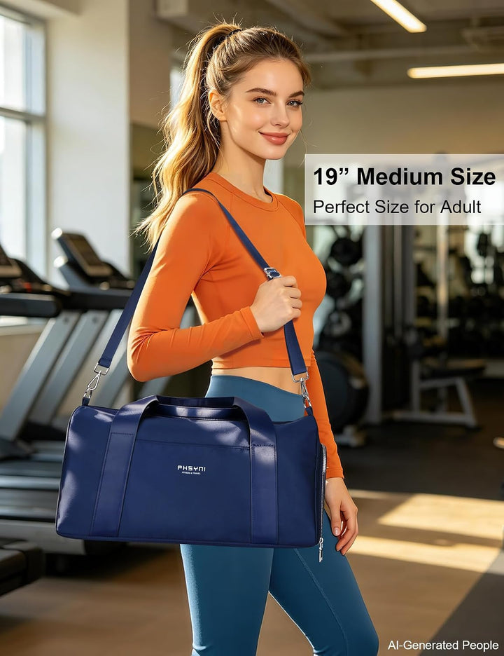19 Zoll Sporttasche Reisetasche für Damen und Herren,wasserdichte Handgepäcktasche,Trainingstasche f