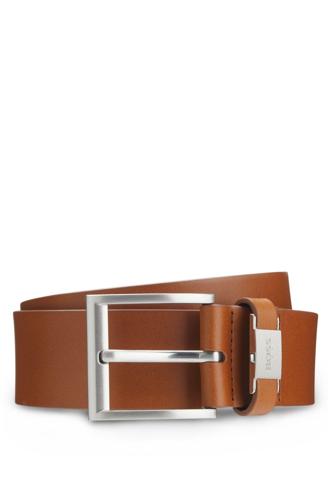BOSS HUGO Herren Gürtel Ledergürtel Connio 50224631 -210 Medium Brown 105, -210 Medium Brown 105