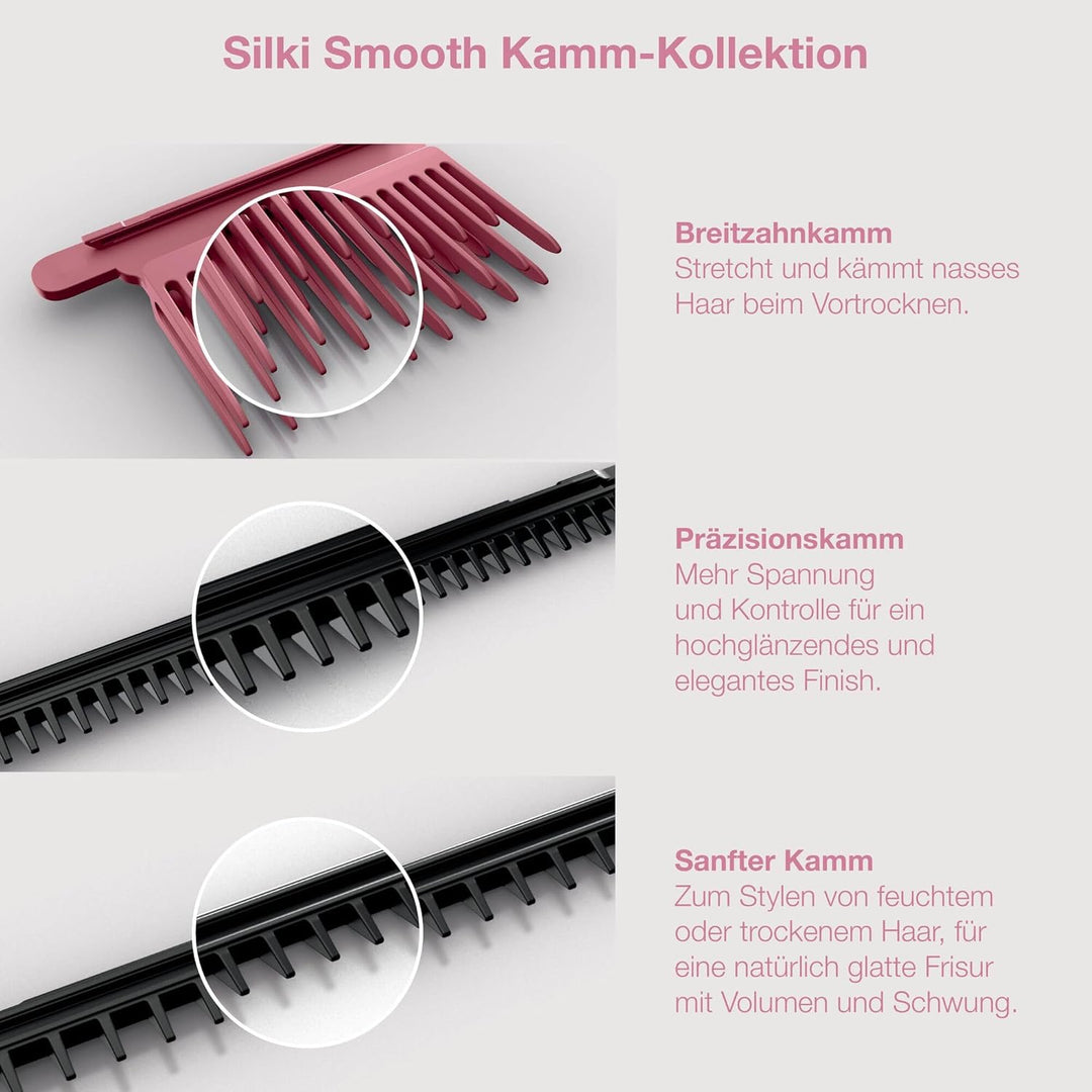 Shark SilkiPro Straight Glätteisen + Haartrockner in einem mit hitzebeständiger Aufbewahrungsbox – R