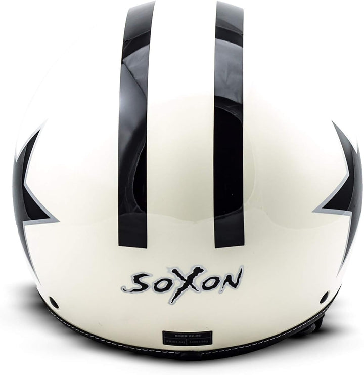 Soxon® SP-301 Star „Green“ · Jet-Helm · Motorrad-Helm Roller-Helm Scooter-Helm Moped Mofa-Helm Chopp