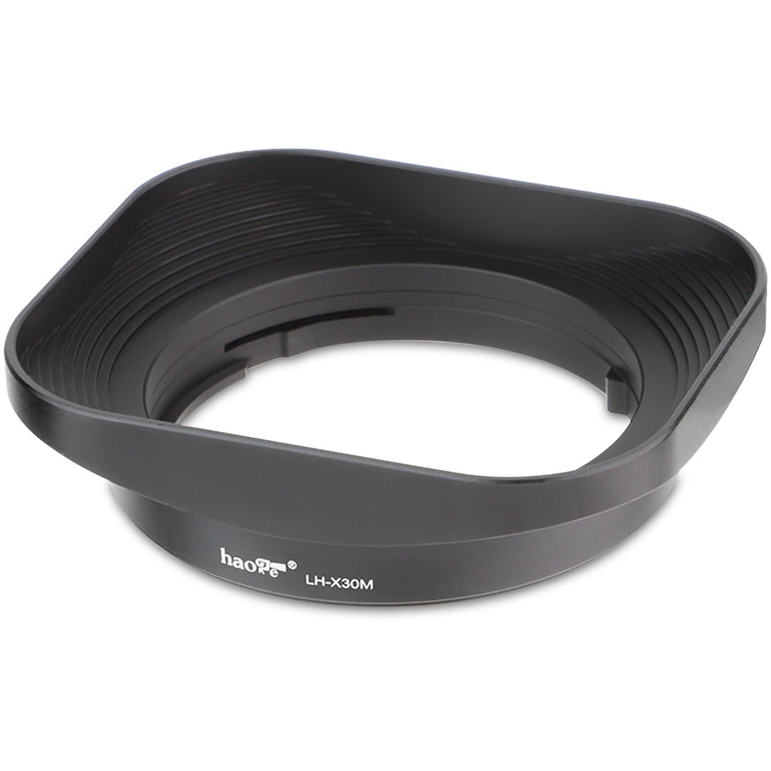 Haoge LH-X30M Gegenlichtblende aus Metall, quadratisch, für Fujifilm Fujinon XF 30 mm F2.8 R LM WR M