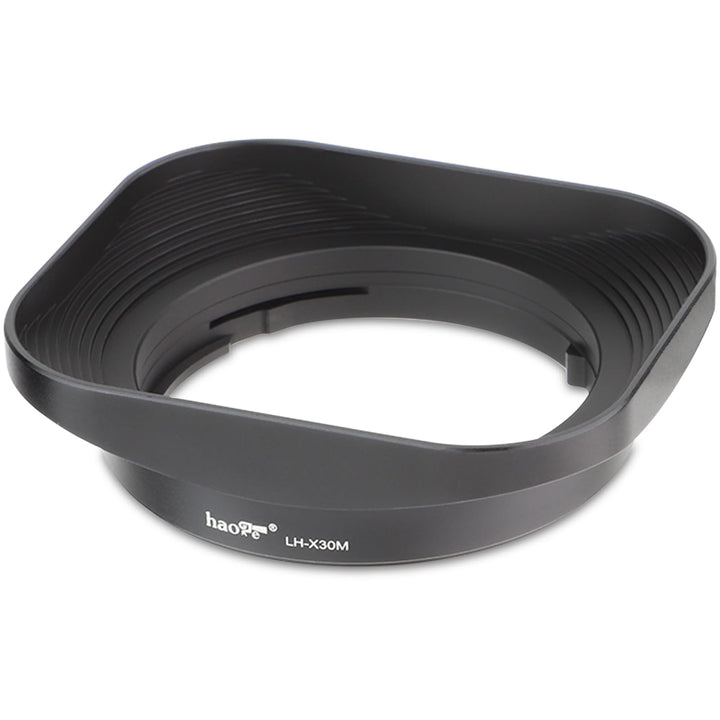 Haoge LH-X30M Gegenlichtblende aus Metall, quadratisch, für Fujifilm Fujinon XF 30 mm F2.8 R LM WR M