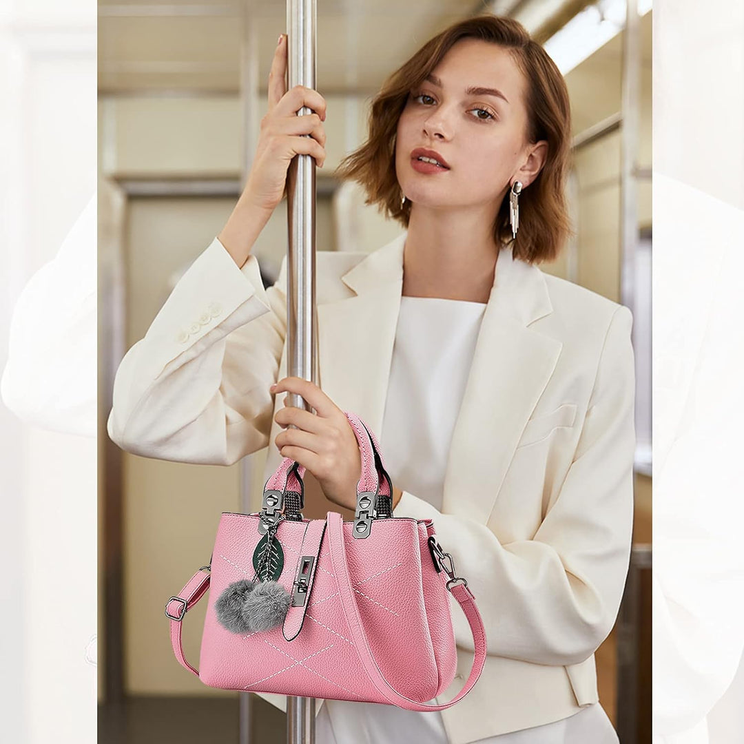 NICOLE &amp; DORIS Damen-Handtaschen, Schultertasche, Umhängetasche, für Damen, modisch, Retro, Handtasc