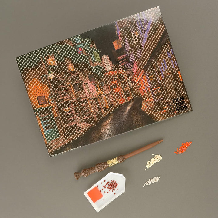 DIAMANTINY Harry Potter-Landscape Diagon Alley - Kreieren Sie das Mosaik, Crystal Art, Diamond Paint