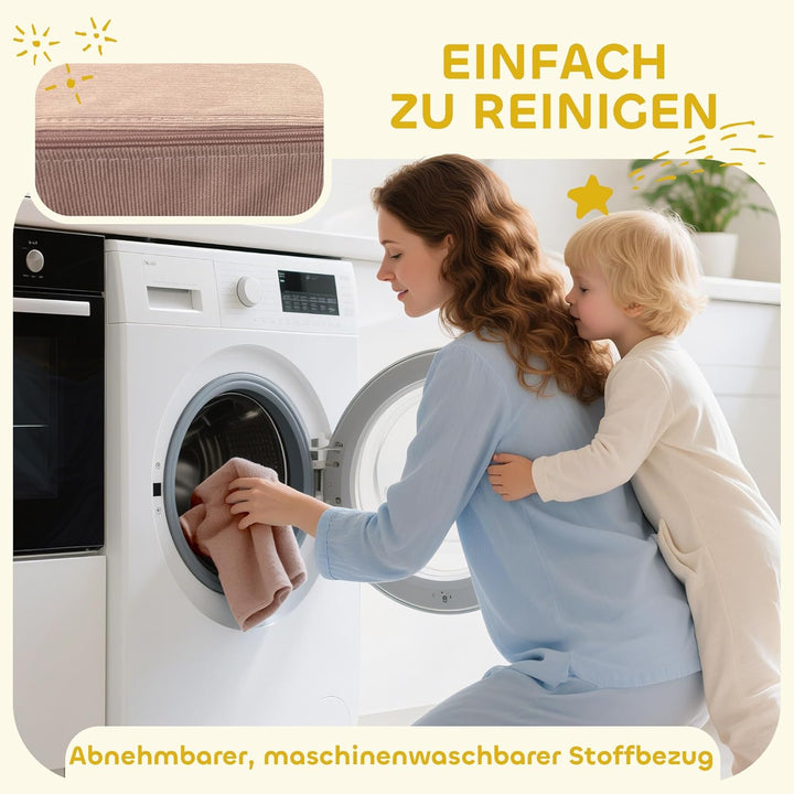 AIYAPLAY Schaumstoff Bausteine 12-TLG. Softbausteine Kinder Bausteinset mit Cord-Optik Klettern Gros