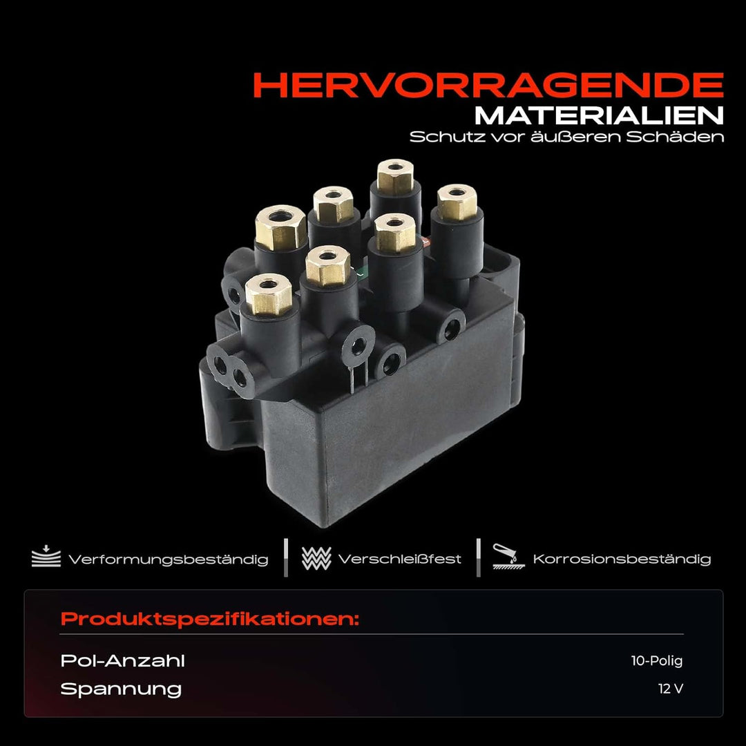 Frankberg Luftfederung Ventilblock Ventileinheit Kompatibel mit 7er G11 G12 725 730 740 745 750 760