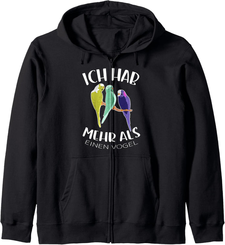 Ich Hab Mehr Als Einen Vogel Wellensittich Kapuzenjacke