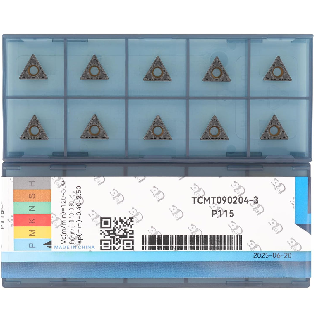 CDBP CNC Hartmetalleinsätzen 10 Stück Wendeplatten TCMT090204 TCMT1,8(1,5)1- universelle Stahlbearbe