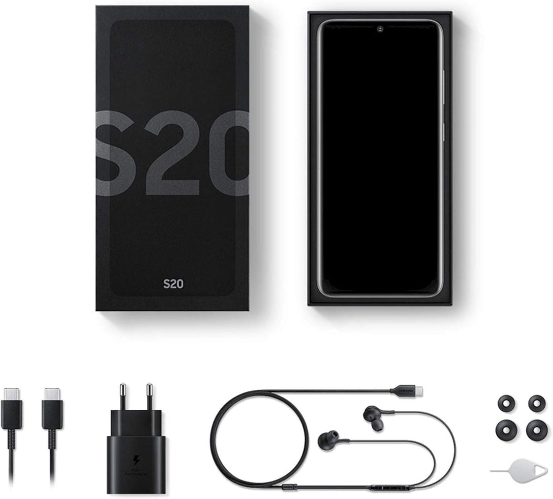 Samsung Galaxy S20 5G 128 GB (Cosmic Gray) ohne Simlock, ohne Branding Sercomtel Grau 12 GB, Sercomt
