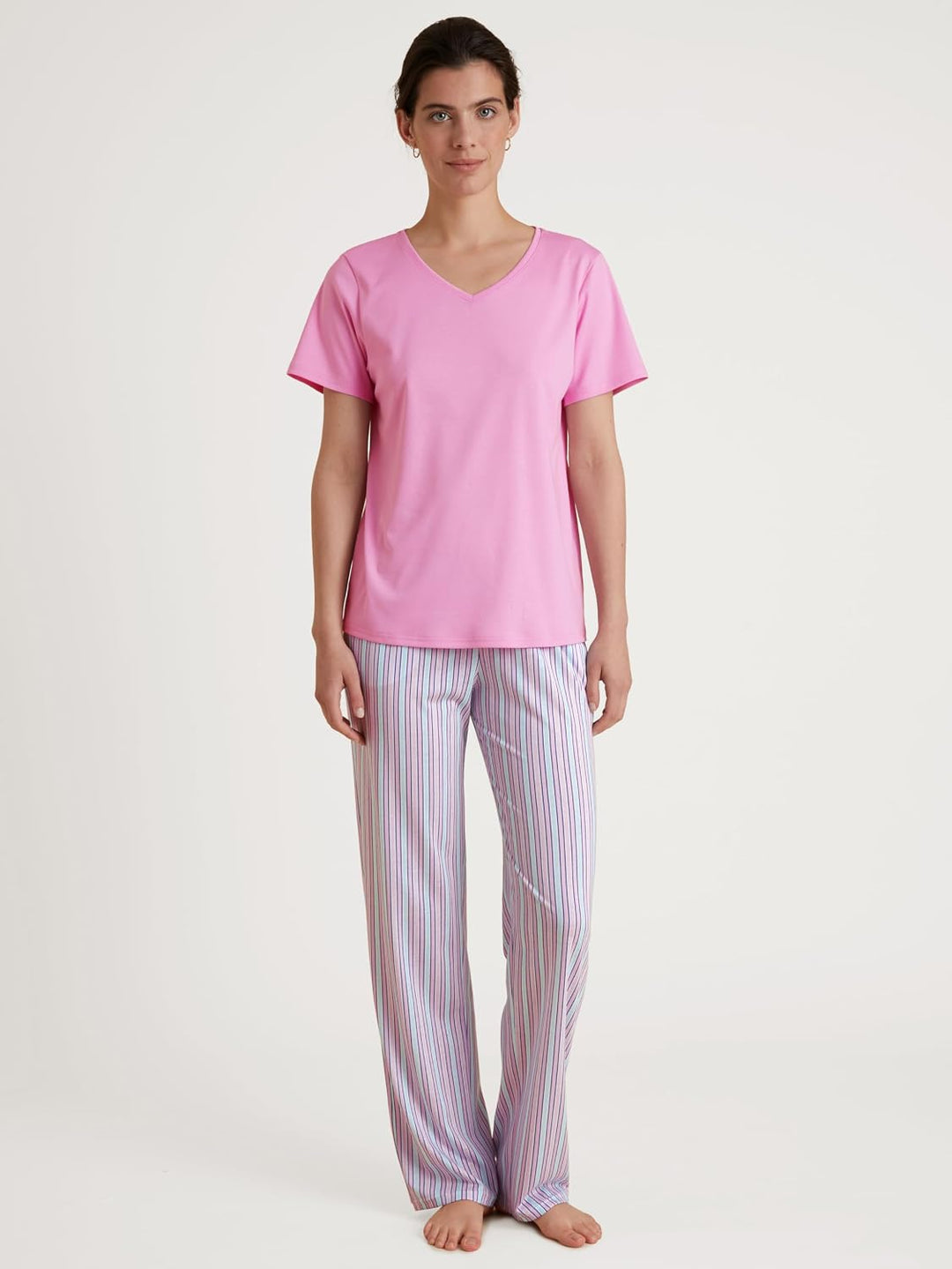 CALIDA Favourites Hose Damen, mit Seitentaschen, temperaturausgleichend und atmungsaktiv, Leichter S