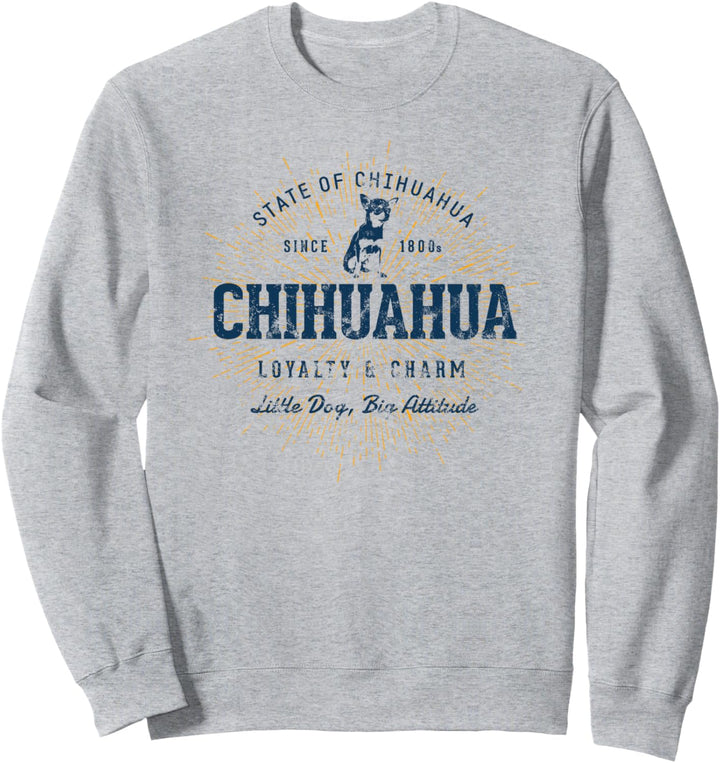 Retro Vintage Chihuahua Sweatshirt