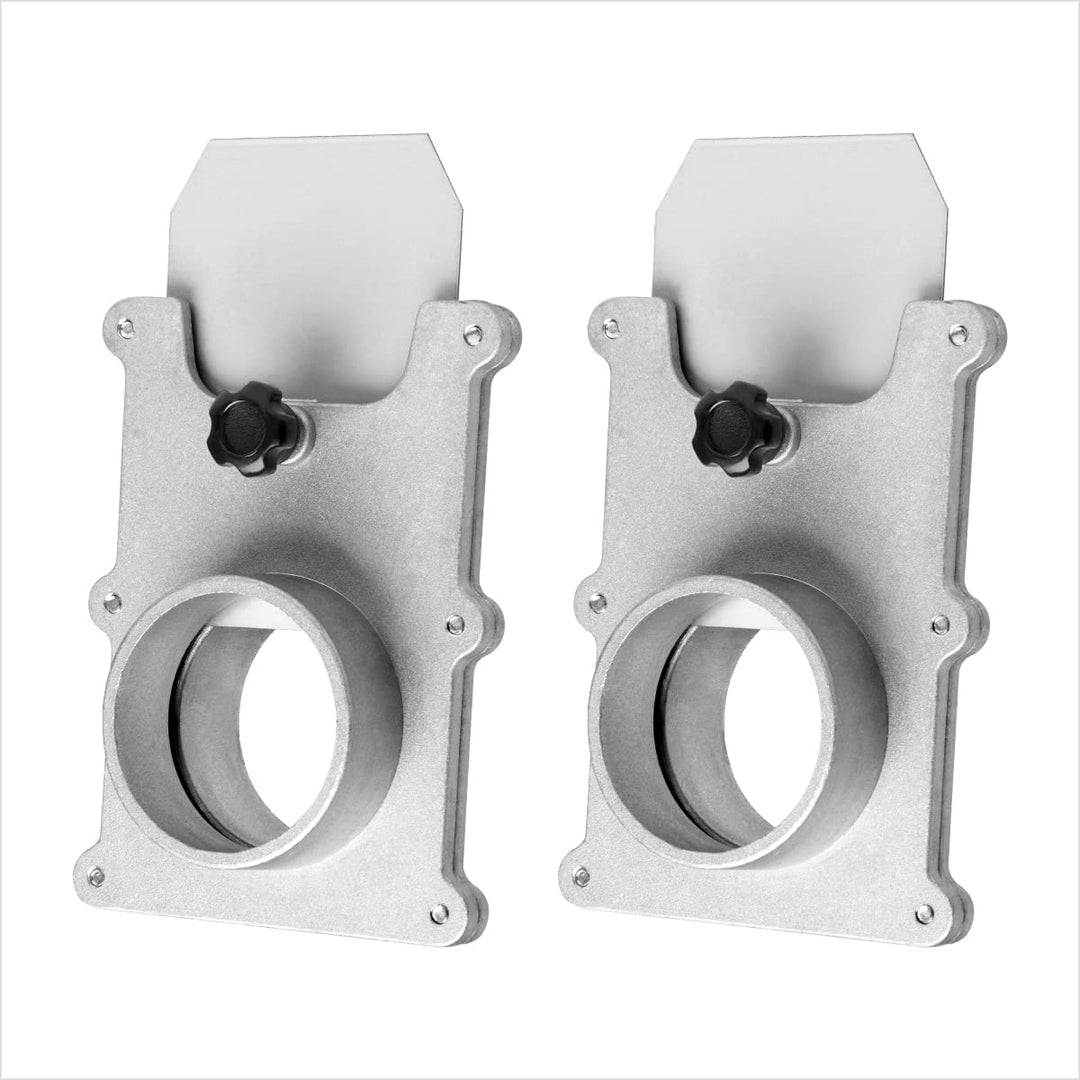 POWERTEC 70134-P2 5,4 cm Aluminium-Strahlgitter für Vakuum-/Staubsammler, 2 Stück, Alaun 6,3 cm, 2 S