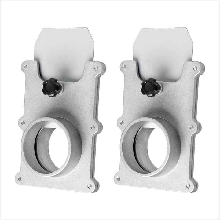 POWERTEC 70134-P2 5,4 cm Aluminium-Strahlgitter für Vakuum-/Staubsammler, 2 Stück, Alaun 6,3 cm, 2 S