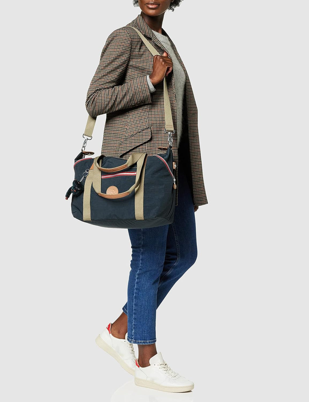 Kipling Damen kunst Tote Bag, Blau (True Navy C), Einheitsgrösse EU True Navy Combo, True Navy Combo