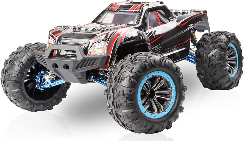 Amewi 22569 Crusher Monstertruck brushless 4WD 1:10 80km/h RTR, Schwarz-rot