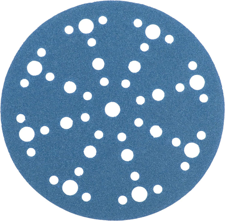 Trocken und nass Schleifpapier Schleifscheiben 150 mm klett mit 48 Löchern K100 50 St von WAbrasive