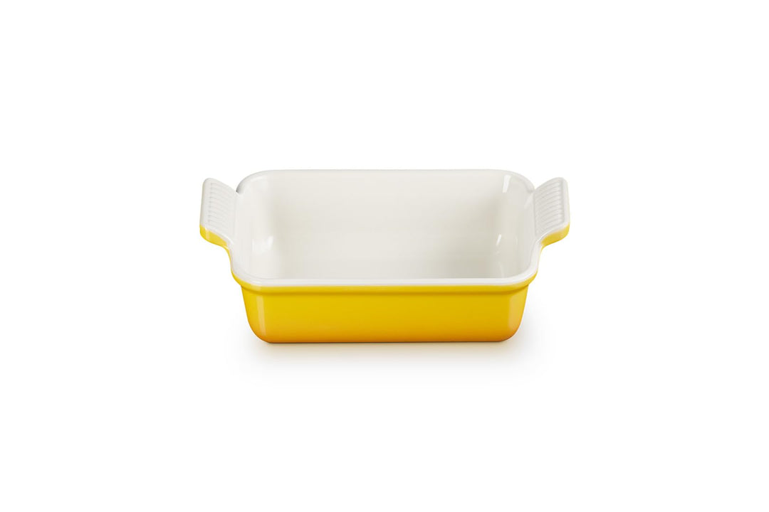 Le Creuset Rechteckige Auflaufform Tradition aus Steinzeug, 19 cm, 1.1 Liter, Nectar, 71102196720001