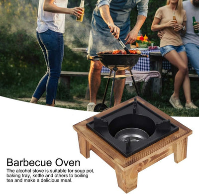 Haofy Grill Im Japanischen Stil, Mini Portable Square Barbecue Grill Lebensmittel Holzkohleherd mit