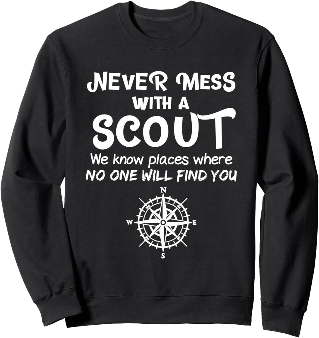Pfadfinder-Geschenk, kein Chaos mit einem Pfadfinder. Sweatshirt