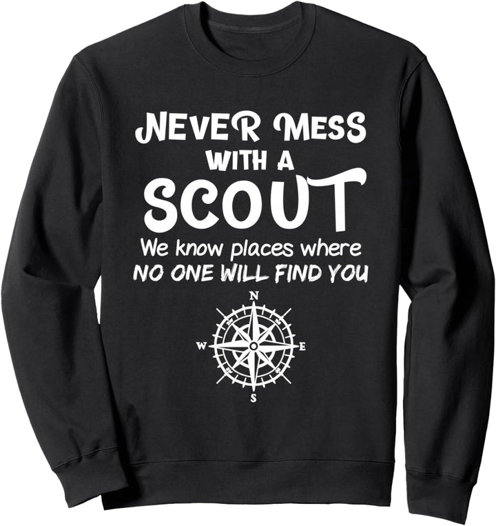 Pfadfinder-Geschenk, kein Chaos mit einem Pfadfinder. Sweatshirt