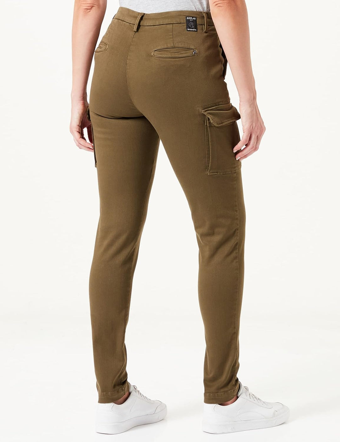 Replay Damen Lailah Jeans, 238 Army Green