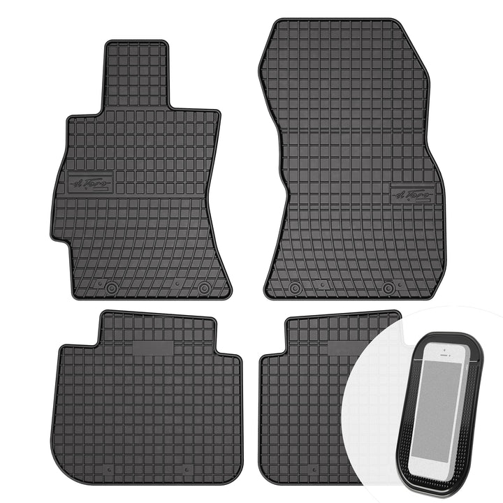 Gummimatten Auto Fussmatten Gummi Automatten Passgenau 4-teilig Set - passend für Subaru Impreza 3 F