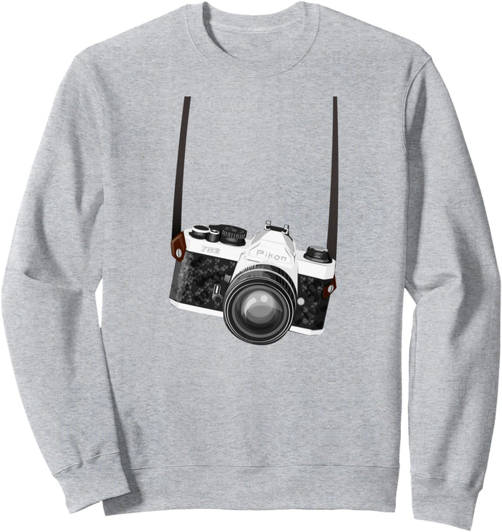 Vintage Fake Tourist Kamera Urlaub Urlaub Fotograf Sweatshirt
