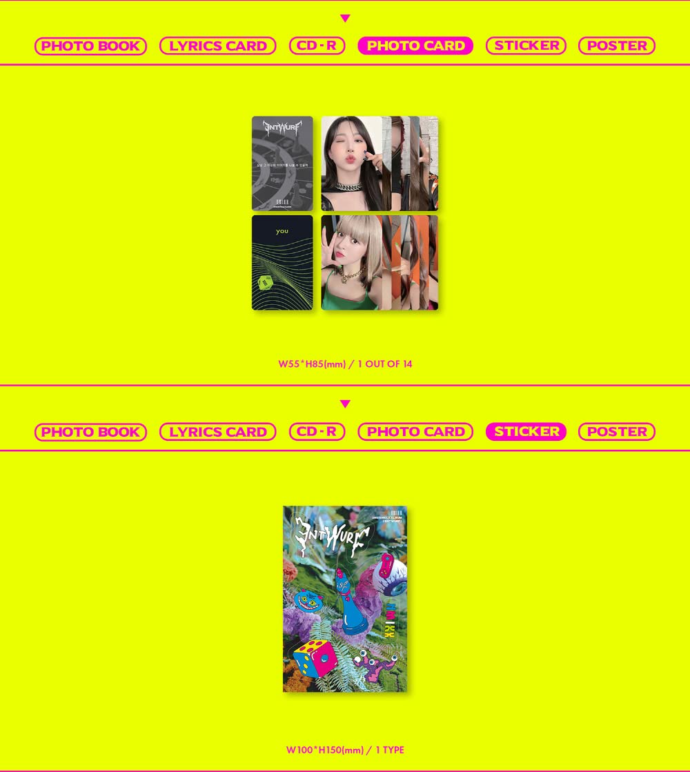 JYP Entertainment - ENTWURF [Light ver.] 2nd Single Album+Folded Poster, JYPK1480