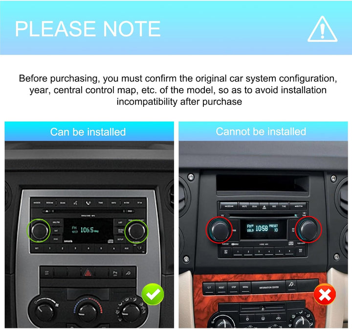 4G+128G Android Autoradio für Jeep Wrangler Compass Grand Cherokee/Dodge Caliber Avenger/Chevrolet W