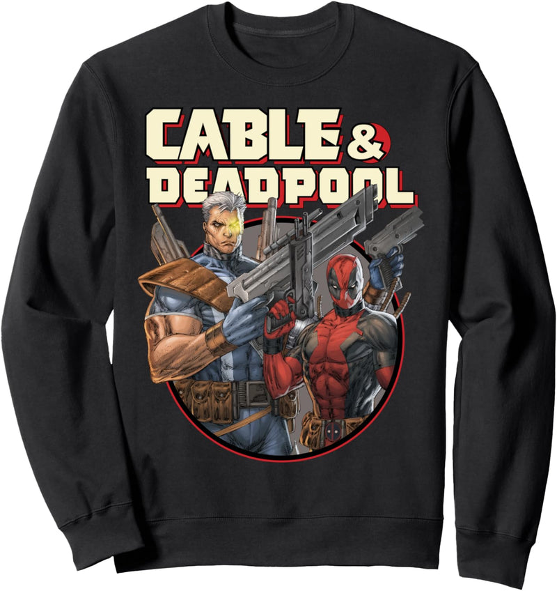 Marvel Deadpool Cable & Deadpool Ready For Action Sweatshirt