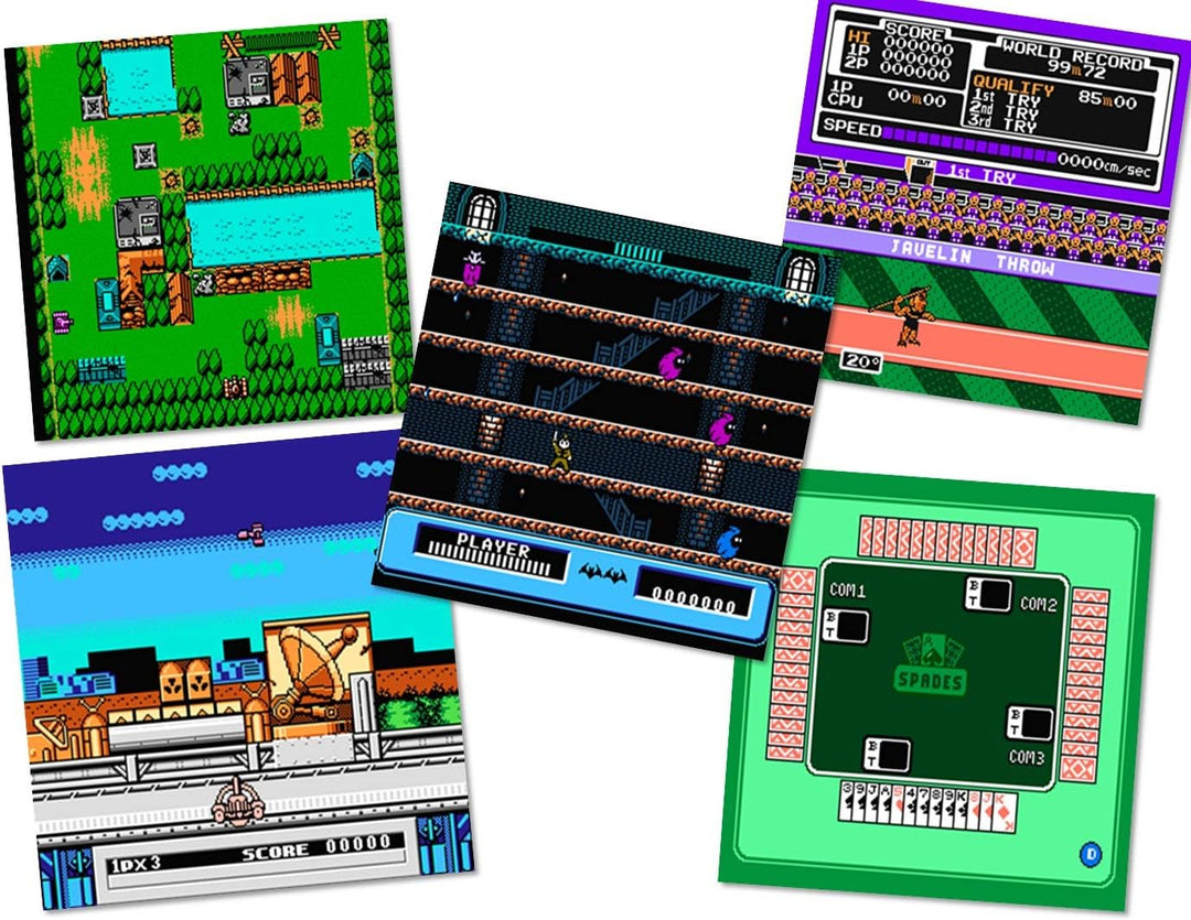 Lexibook - Cyber Arcade TV-Spielekonsole, 200 Spiele, Plug N 'Play-Controller, Sport, Action, Joysti
