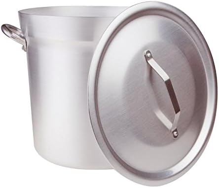 Pentole Agnelli FAMA85BS40 Aluminium-Tomatentopf mit 2 Griffen, Nordtyp, Durchmesser 40 cm, 50,2 Lit