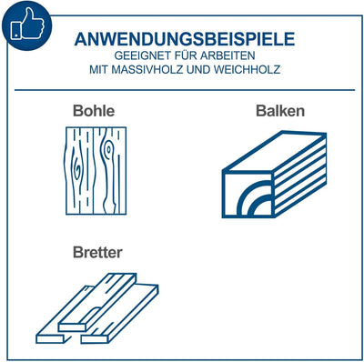 Scheppach Abricht- und Dickenhobelmaschine HMS860 Hobelmaschine Hobel | 1500W Leistung | 2 HS-Hobelm