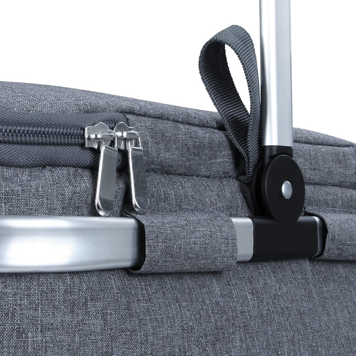 your GEAR Kühlkorb Scivu - isolierter Einkaufskorb - 29 Liter Picknickkorb - Kühltasche mit Tragegri