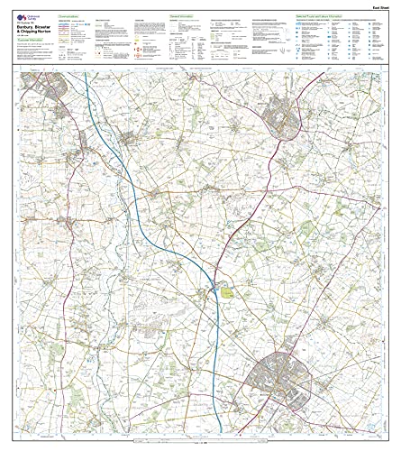 Banbury, Bicester and Chipping Norton (OS Explorer Map, Band 191), Karte