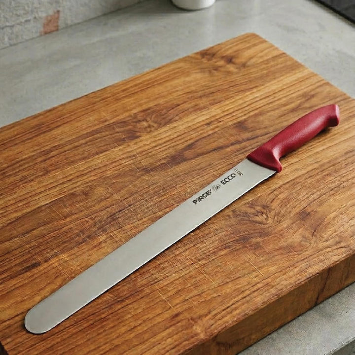 Pirge Ecco Dönermesser 45 cm Rot - Aufschnittmesser - Schärfstes Döner Langmesser - Schneidemesser -