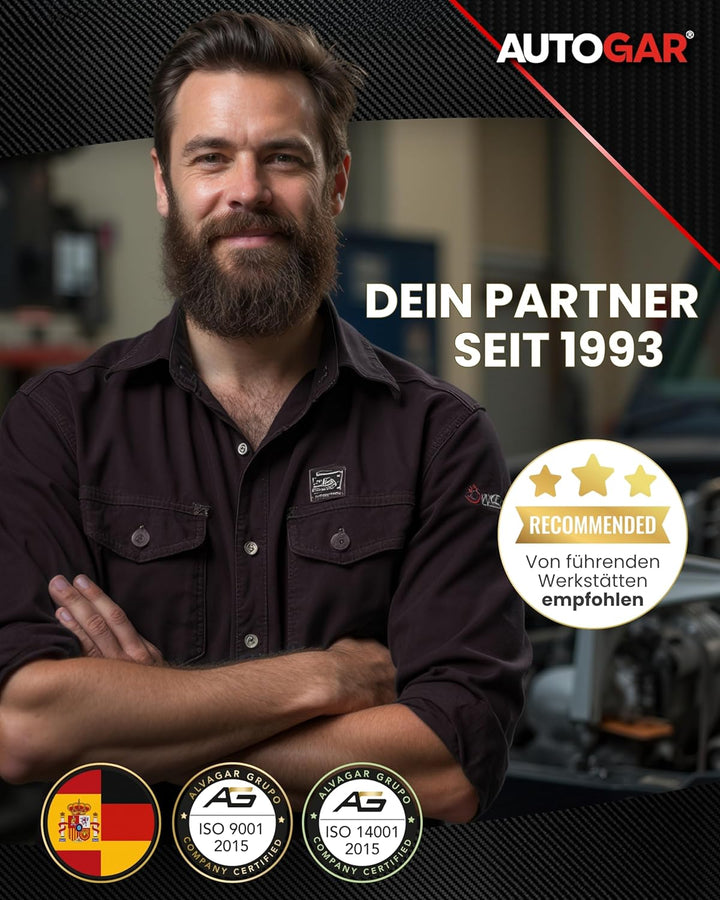 Einhand-Fettpresse mit Schlauch &amp; Zubehör I 8000 PSI Hochdruckpresse für 400 g Kartuschen I Kartusch