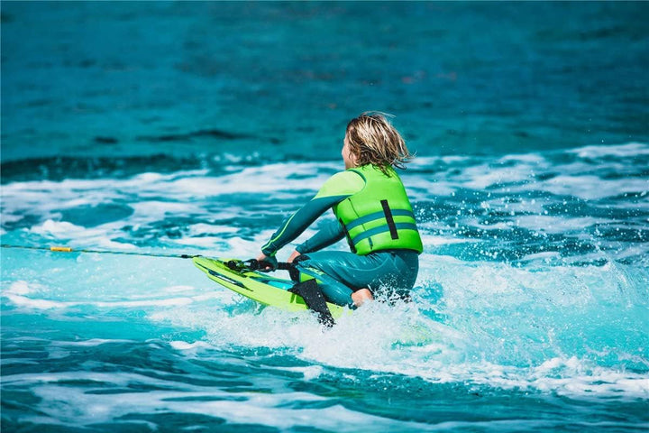 Jobe Slash Kneeboard Package Freestyle Board für Anfänger und Fortgeschrittene Green