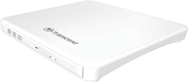 Transcend TS8XDVDS-W superschlanker externer CD/DVD-Brenner white, white