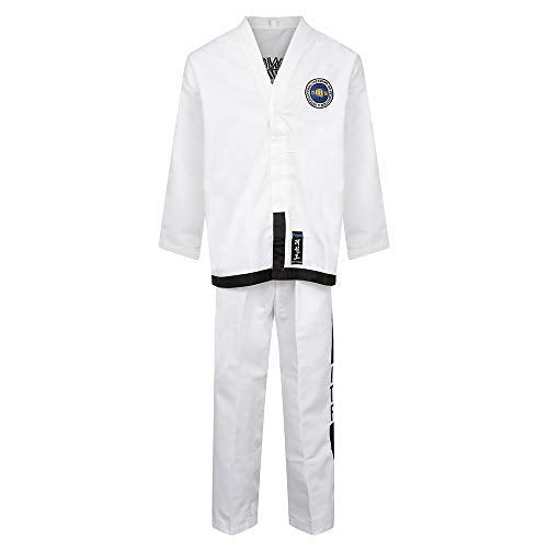Playwell Elite Diamant Stoff Itf Taekwondo Masters Uniform - 4/170cm