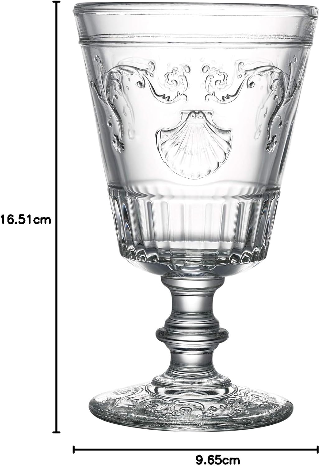 La Rochère Versailles Transparent 6 Stück(e) 400 ml - Wassergläser (Transparent, Glas, 6 Stück(e), V