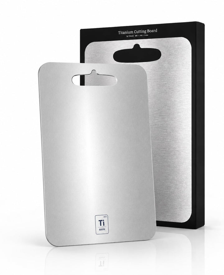 TiMark Titan Schneidebrett - Antibakterielles und 100% hygienisches Material inkl. Geschenkverpackun