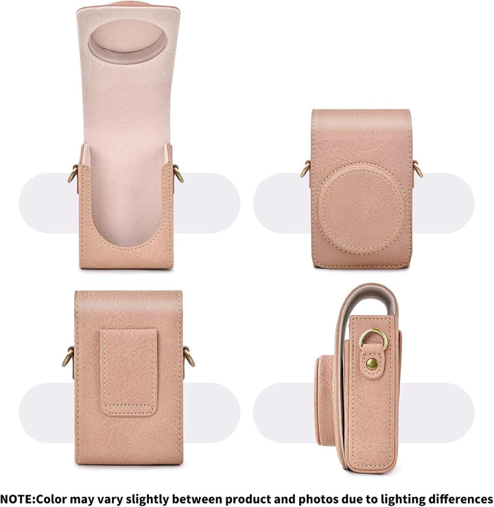 Rieibi Kameratasche für Sony RX100-Serie – Retro-Ledertasche für Sony ZV1F/ZV1/Ricoh GR IIIx/Ricoh G