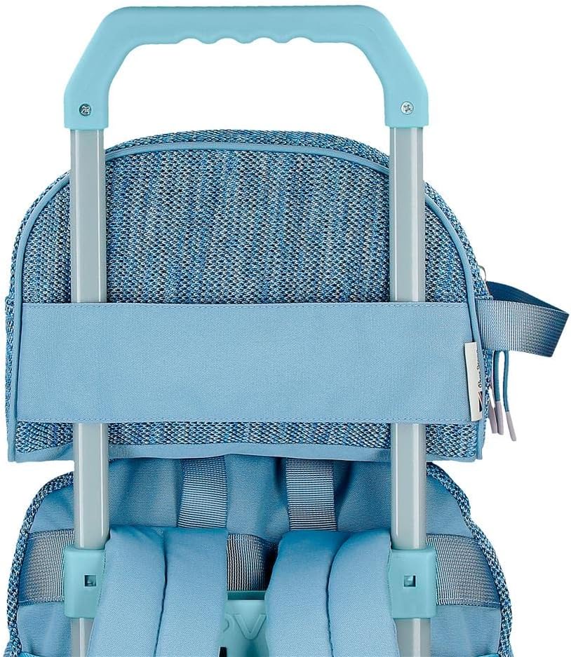 Pepe Jeans Lena Kulturbeutel Zwei Fächer Anpassbar Blau 26x16x12 cm Polyester Doppelter Koffer, Dopp